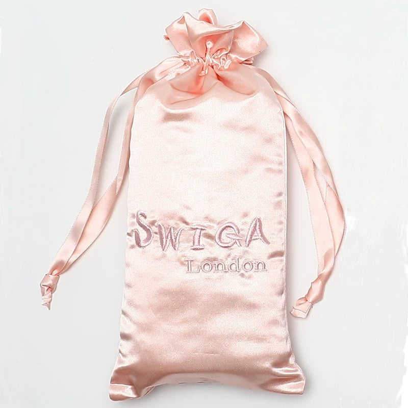 Swiga Custom Embroidered Dance Towel & Satin Dance Shoe Storage Bag