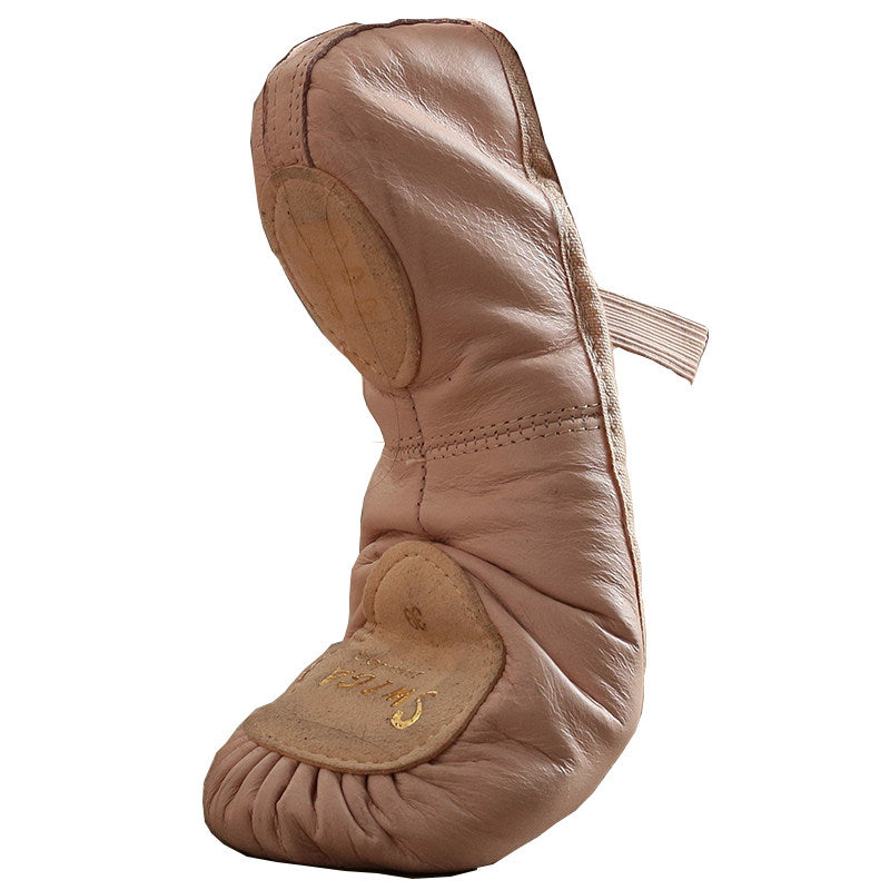 SWIGA Genuine Leather Cat Paw Shoes Adult Indoor Ballet Training Stage Shoes