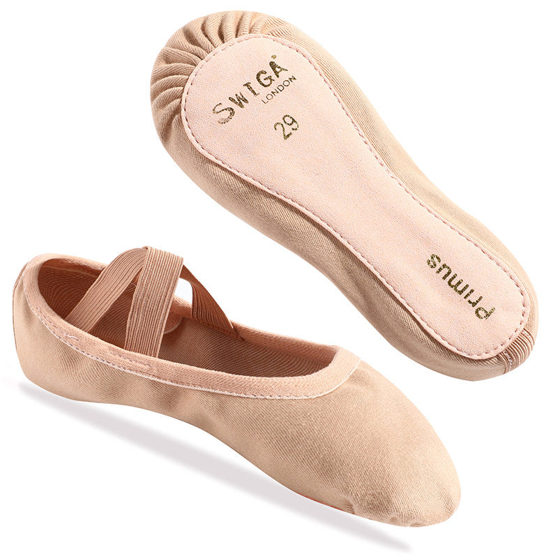 SWIGA Kids Soft Sole Ballet Shoes Girls Beginner Dance Shoes