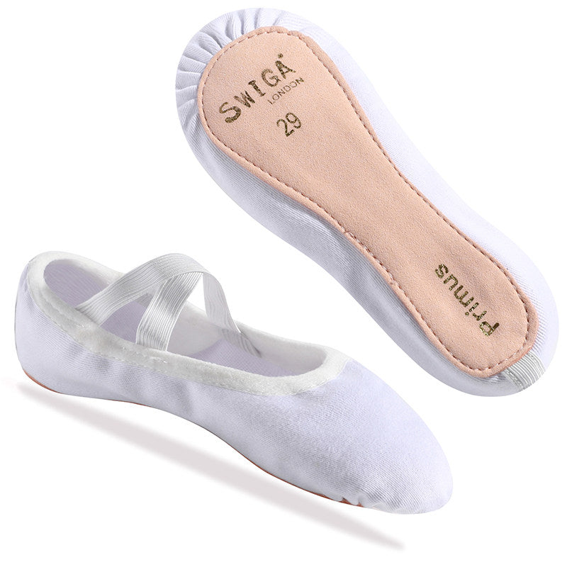 SWIGA Kids Soft Sole Ballet Shoes Girls Beginner Dance Shoes