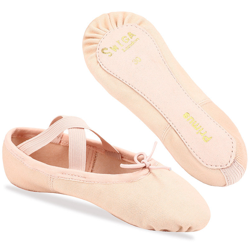 SWIGA Kids Soft Sole Ballet Shoes Girls Beginner Dance Shoes